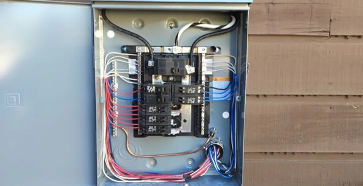 electrical panel upgrade service featuring newly installed electrical panel wired by licensed electricians in Mesa, AZ