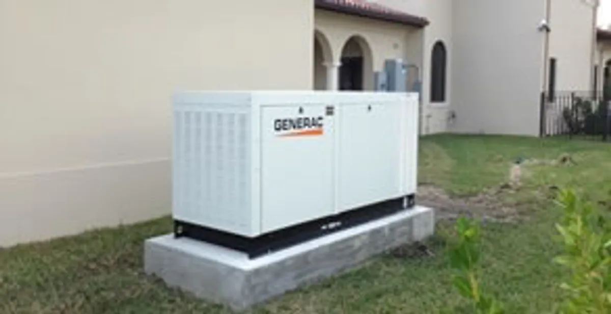 generator installation service showing standby generator professionally installed for residential power backup in Mesa, AZ