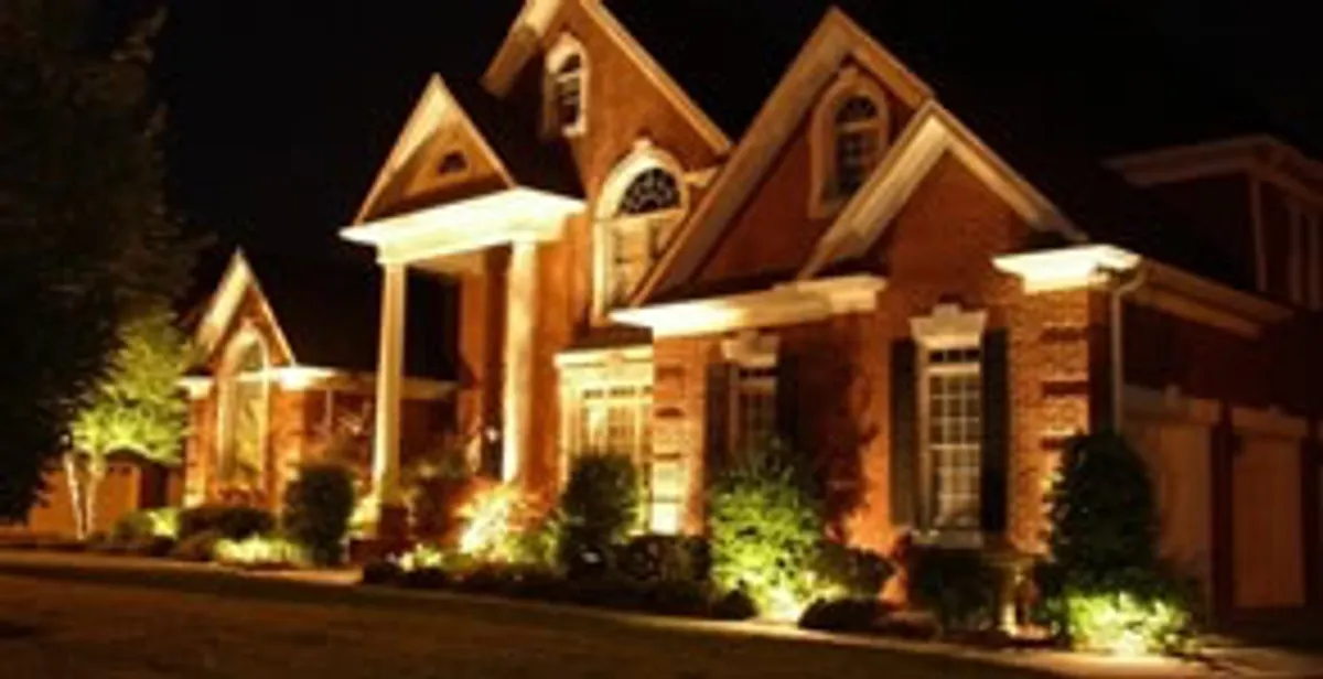 landscape lighting installation services enhancing residential exterior lighting in Mesa, AZ
