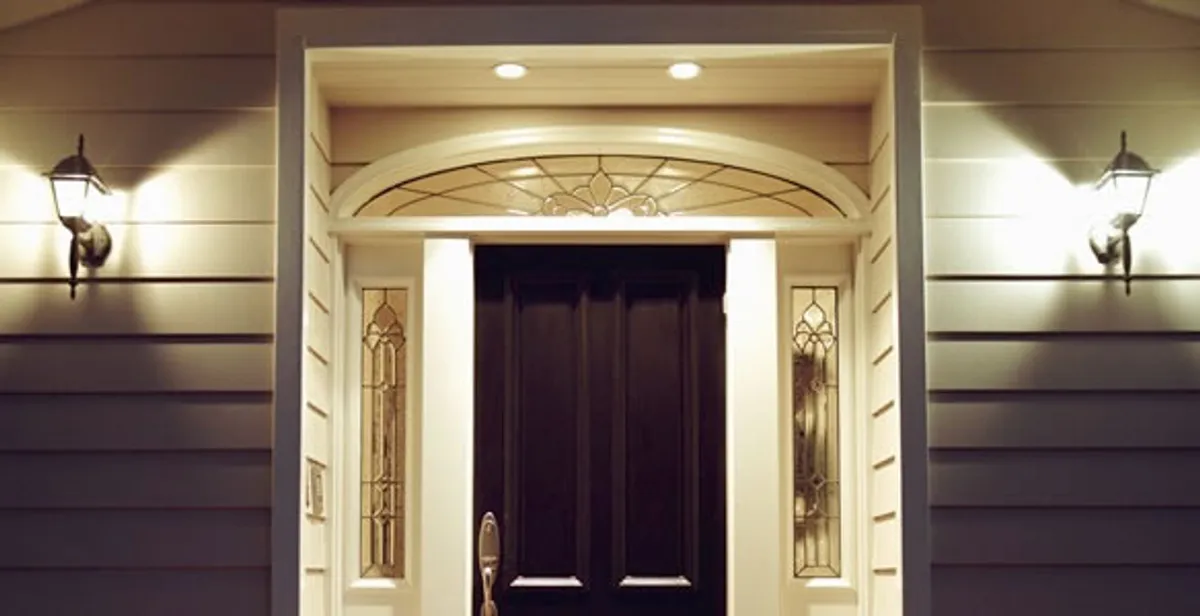 security light installation services with professionally installed entryway lighting in Mesa, AZ